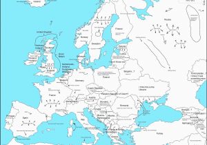 A Map Of Europe Countries 53 Strict Map Europe No Names