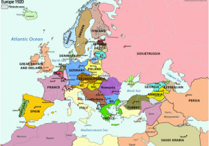 A Map Of Europe In 1914 Europe In 1920 the Power Of Maps Map Historical Maps