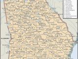 A Map Of Georgia Cities State and County Maps Of Georgia