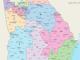 A Map Of Georgia Counties Georgia S Congressional Districts Wikipedia