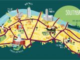 A Map Of London England southbank Map Illustration Kerryhyndman Co Uk Map Travel