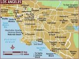 A Map Of Los Angeles California Map Of Los Angeles