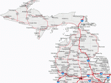 A Map Of Michigan State Map Of Michigan Cities Michigan Road Map