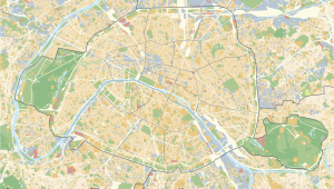 A Map Of Paris France Maps Of Paris Wikimedia Commons