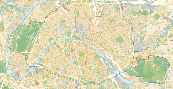 A Map Of Paris France Maps Of Paris Wikimedia Commons