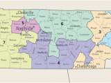 A Map Of Tennessee Cities Tennessee S Congressional Districts Wikipedia