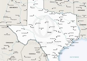 A Map Of Texas Cities Map Of Texas Black and White Sitedesignco Net