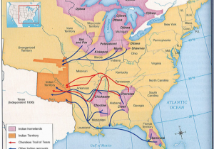 A Map Of the oregon Trail Trail Of Tears Map History Post Industrial Revolution Up to Wwi