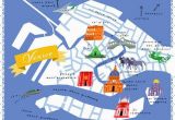 A Map Of Venice Italy Diy Home Projects Maps Venice Map Venice Life Map
