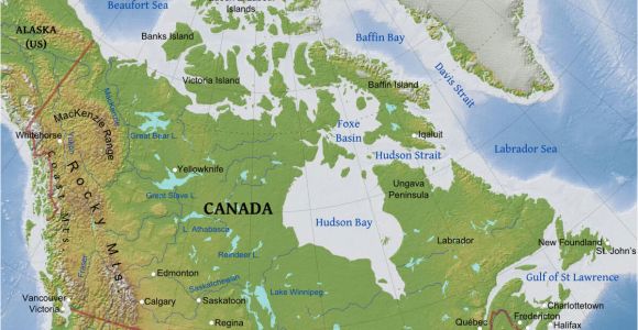 A Physical Map Of Canada Canada Physical Map Game Political Map Berkshireregion