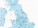 A4 Map Of England 48 Best Railway Maps Of Britain Images In 2019 Map Of Britain