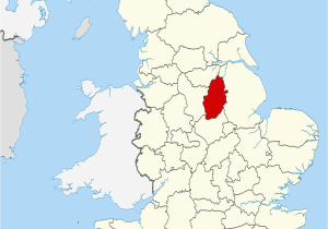 A4 Map Of England Grade I Listed Buildings In Nottinghamshire Wikipedia