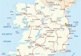Aa Road Map Of Ireland Ireland Map Stock Photos Ireland Map Stock Images Alamy