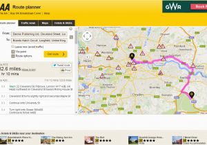 Aa Route Map England Maps and Directions Aa Related Keywords Suggestions Maps