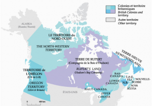 Acadia Canada Map 1825 after the War Of 1812 Immigration to British north America Led