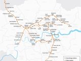 Acton California Map An orange Invasion the Overground Expands