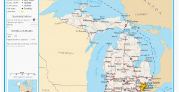 Adrian Michigan Map Michigan Highways Map Secretmuseum
