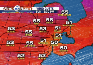 Adrian Michigan Map Wind Storm Still Gaining Strength Across southeast Michigan