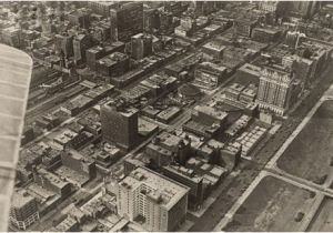 Aerial Maps Michigan An Early Aerial View Of Michigan Ave and Grant Park 1919 Chicago