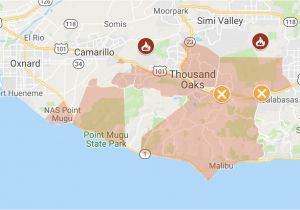 Agoura Hills California Map Map Of Woolsey and Hill Fires Updated Perimeters Evacuation Zones