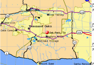 Agoura Hills California Map Oak Park California Ca 91377 Profile Population Maps Real