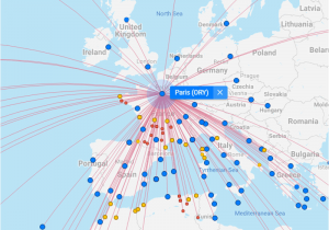 Air Canada Flight Map All Flights Worldwide On A Flight Map Flightconnections Com