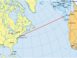 Air Canada Flight Map why are Great Circles the Shortest Flight Path Gis Geography