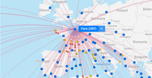 Air Canada Flight Route Map All Flights Worldwide On A Flight Map Flightconnections Com