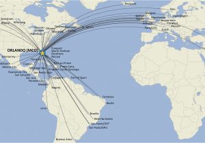 Air Canada Flight Status Map International Service orlando International Aiport Mco