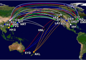 Air Canada Route Map Star Alliance Route List Transpacific Wandering Aramean