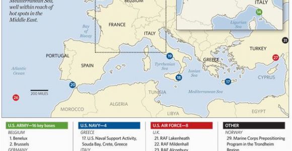 Air force Base In Italy Map Us Military Bases Italy Map 80 000 U S Service Personnel From All