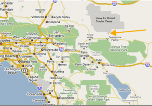 Air force Bases In California Map Mcagcc Twentynine Palms Ca