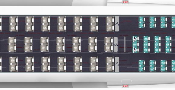 Air France A380 Seat Map A380 Map 516 Seats