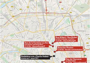 Air France Destination Map Terroranschlage Am 13 November 2015 In Paris Wikipedia