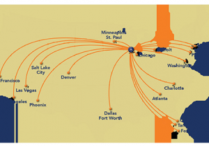 Air France Destinations Map where We Fly