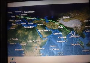 Air France Flight Map Detail Du Vol Sur Ecran Perso Picture Of Air France Tripadvisor