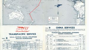 Air France Route Map Route Map and Schedules 1940 Pan American World Airways