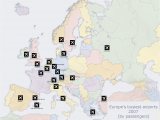Airports Europe Map Major Europe Airport Map Airport Maps Discount Travel