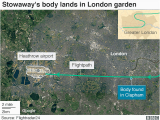 Airports In London England On Map Kenya Flight Stowaway Body Found In Clapham Garden Bbc News