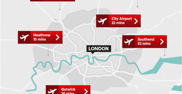 Airports In London England On Map London Airports Map Airport Visitlondon Com