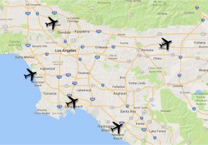Airports In Spain Map Map Of California Airports Near Los Angeles Secretmuseum