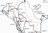 Alaska Canada Highway Map Alaska Highway Wikipedia Wolna Encyklopedia