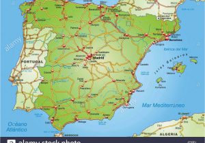 Albacete Spain Map Map Od Spain Stockfotos Map Od Spain Bilder Alamy