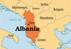 Albania Map In Europe Albania Albania En Geography social Studies