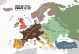 Albania On A Map Of Europe Europe According to the Future Land Of Maps Map Funny