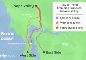 Alexander Valley California Map Napa Valley California Map New San Francisco to Napa Valley Every