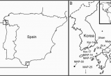 Algeciras Spain Map Map Showing Collecting Localities In A Spain with the Vigo and