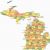 Alger Michigan Map Michigan Counties Map Maps Pinterest Michigan County Map and