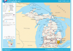 Alger Michigan Map Michigan Wikipedia