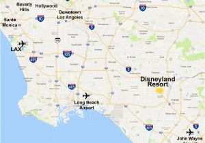 Alhambra California Map Map Of south California Cities Maps Of the Disneyland Resort